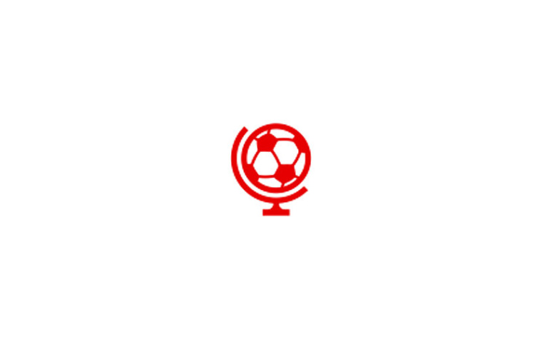 紅色足球地球儀logo設(shè)計--上海logo設(shè)計公司