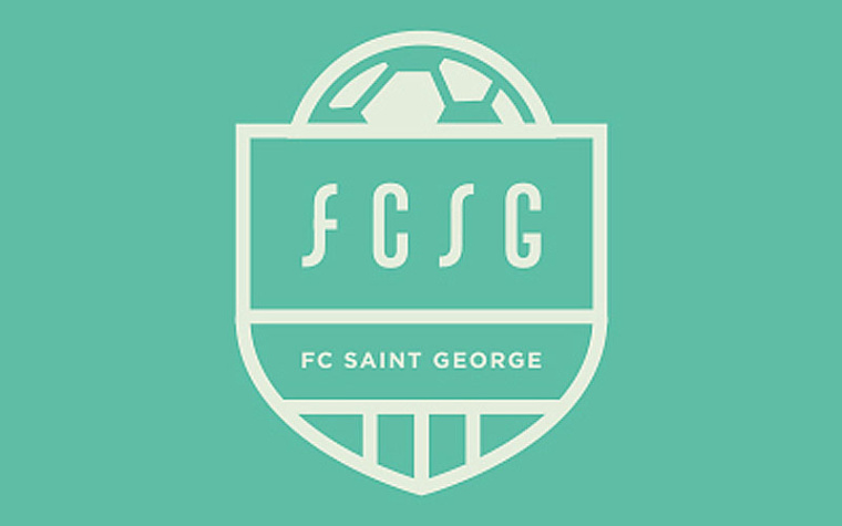 字母“FCSG”加盾牌會標足球logo設(shè)計-上海logo設(shè)計公司