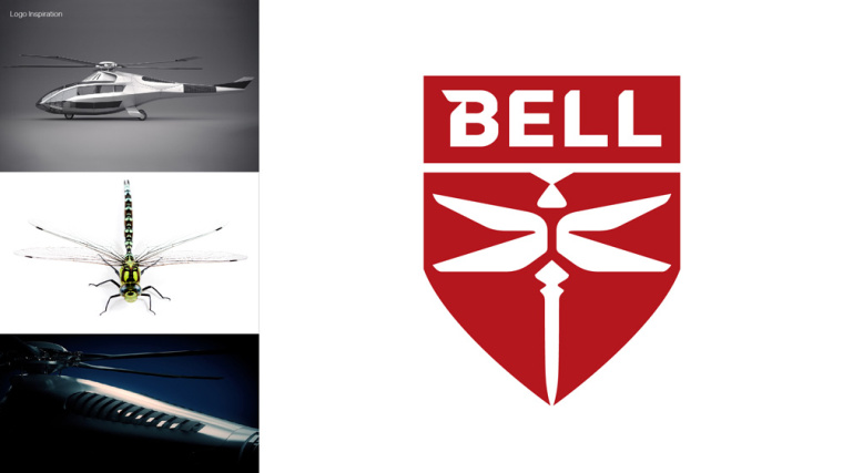航空公司Bell酷炫的標(biāo)志設(shè)計(jì)，源自蜻蜓的造型靈感