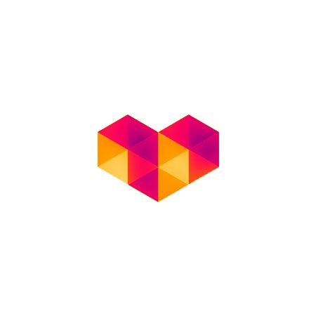 對(duì)稱和平衡的幾何logo設(shè)計(jì)-多彩logo