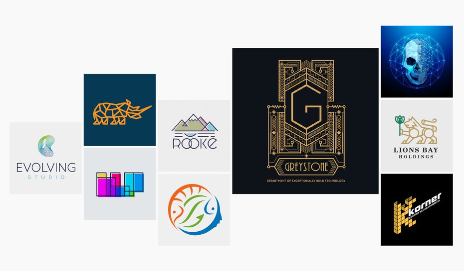 上海logo設計公司欣賞：30個最具代表性的幾何徽標logo設計