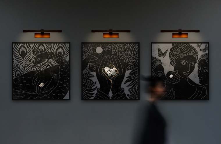奢侈品品牌設(shè)計(jì)：Angela Georgiou珠寶首飾品牌形象VI設(shè)計(jì)logo設(shè)計(jì)
