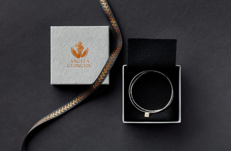奢侈品品牌設(shè)計(jì)：Angela Georgiou珠寶首飾品牌形象VI設(shè)計(jì)logo設(shè)計(jì)