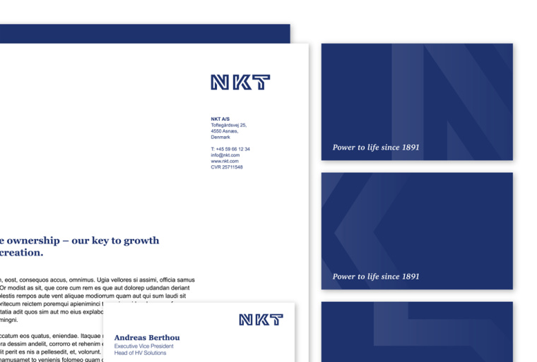 NKT 電線電纜企業(yè)品牌形象設(shè)計(jì)標(biāo)志設(shè)計(jì)VI設(shè)計(jì)，線條連接工業(yè)設(shè)計(jì)風(fēng)格
