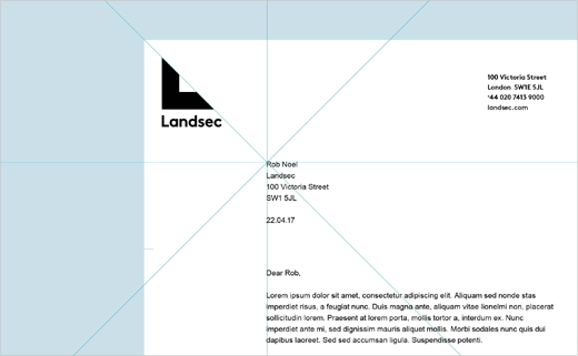 Landsec 商業(yè)地產(chǎn)公司企業(yè)形象設(shè)計與幾何L字母logo設(shè)計 Landsec 商業(yè)地產(chǎn)公司企業(yè)形象設(shè)計與幾何L字母logo設(shè)計