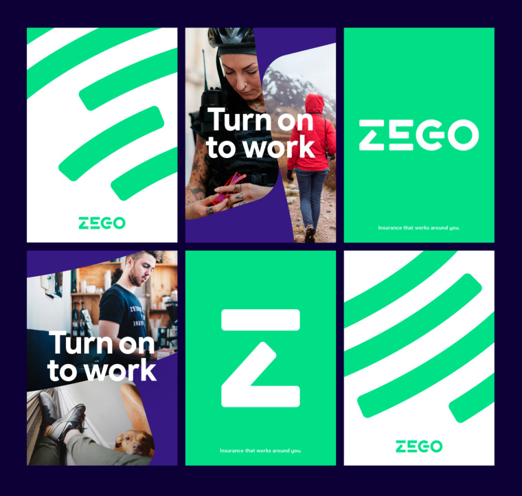 Zego 保險公司更新品牌形象設計VI設計 Zego 保險公司更新品牌形象設計VI設計
