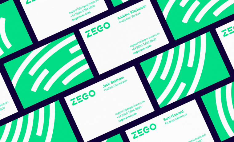 Zego 保險公司更新品牌形象設計VI設計-名片設計 Zego 保險公司更新品牌形象設計VI設計-名片設計