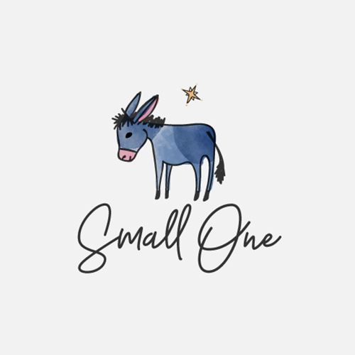 Small one 兒童商品店小毛驢手繪logo設(shè)計(jì)-上海設(shè)計(jì)公司欣賞