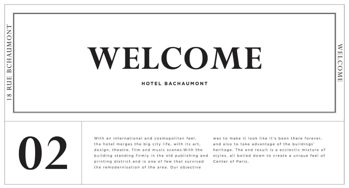 BACHAUMONT巴黎酒店品牌VI設計與logo設計,尊貴奢華的巴黎藝術風格 BACHAUMONT巴黎酒店品牌VI設計與logo設計,尊貴奢華的巴黎藝術風格