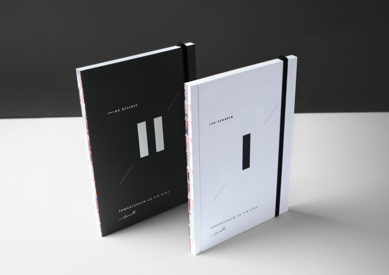 VISEE Kommunikation宣傳畫冊設(shè)計作品“我寫，你留下。 一顆心的期待”