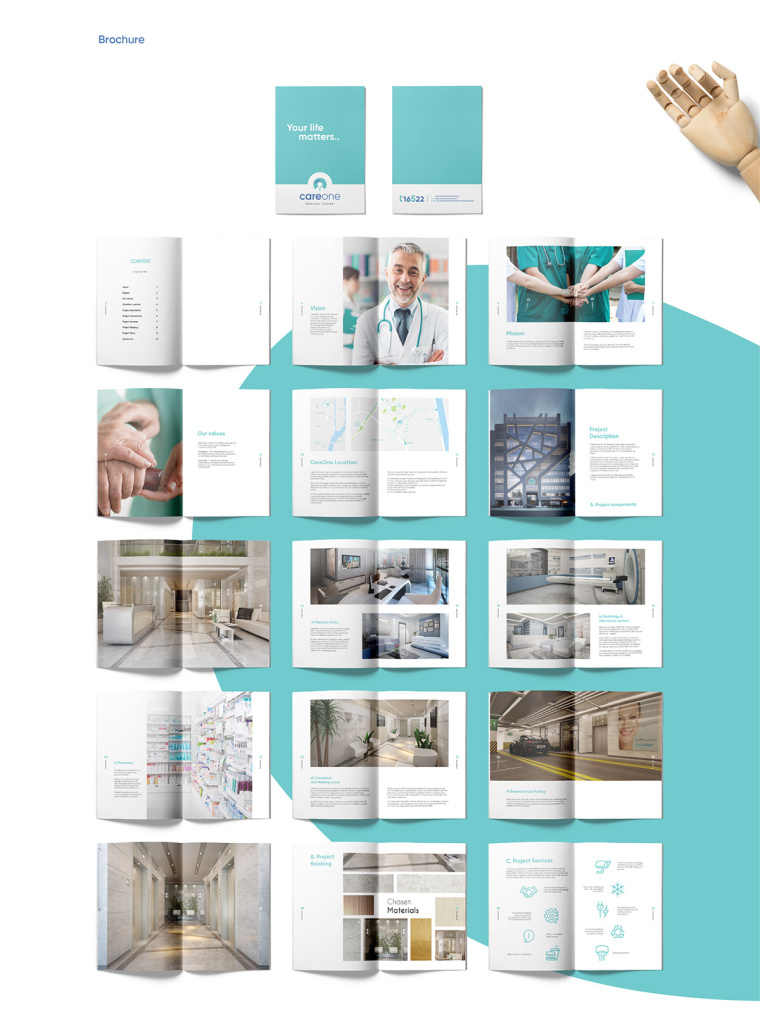 CareOne醫(yī)療機構品牌形象VI設計l-畫冊設計 CareOne醫(yī)療機構品牌形象VI設計l-畫冊設計
