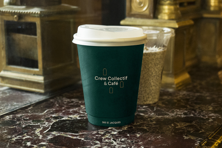 Crew Collective＆cafe品牌形象VI設(shè)計logo設(shè)計，現(xiàn)代美學(xué)與傳統(tǒng)設(shè)計元素相結(jié)合