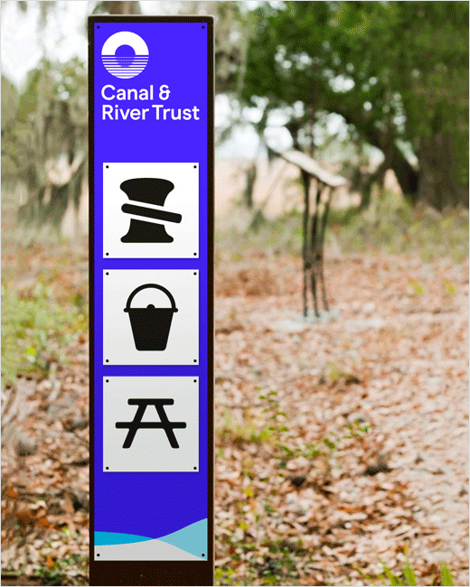 Canal＆River水利水務(wù)管理機(jī)構(gòu)品牌形象設(shè)計(jì)logo設(shè)計(jì)，橋梁與水波紋結(jié)合的圖形