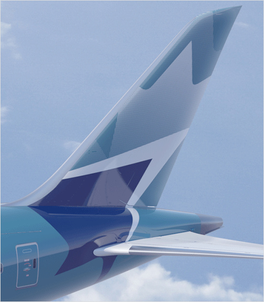 加拿大航空公司logo設計與飛機涂裝設計