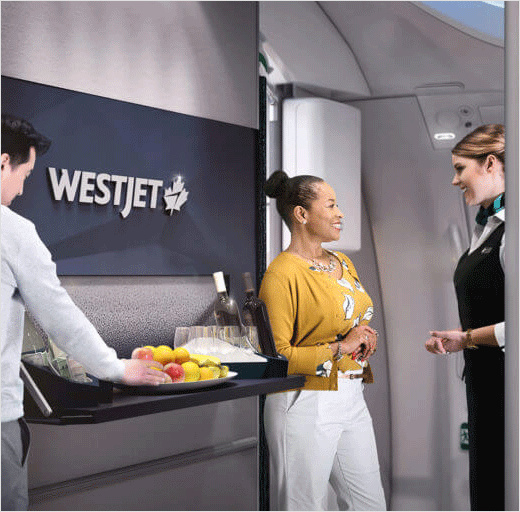 加拿大航空公司logo設計與飛機涂裝設計