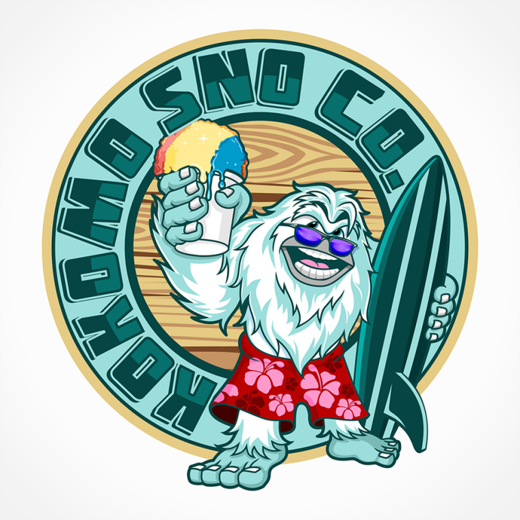 以家庭為中心的冰淇淋標志logo設計--上海logo設計公司