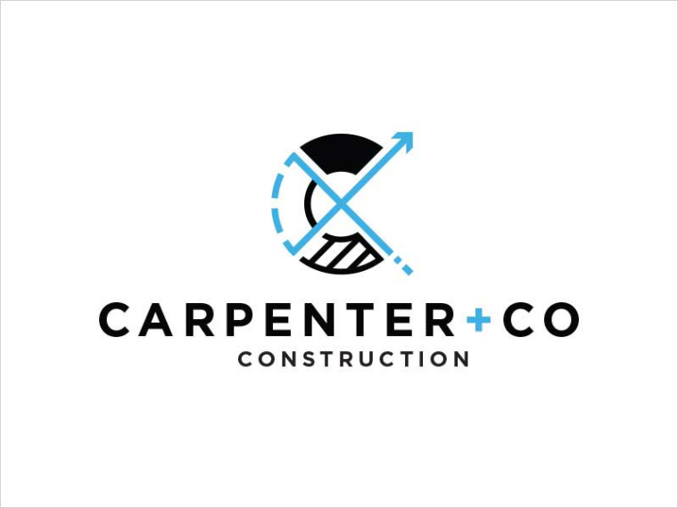 Carpenter + Co 建筑公司標志設(shè)計-上海標志設(shè)計公司