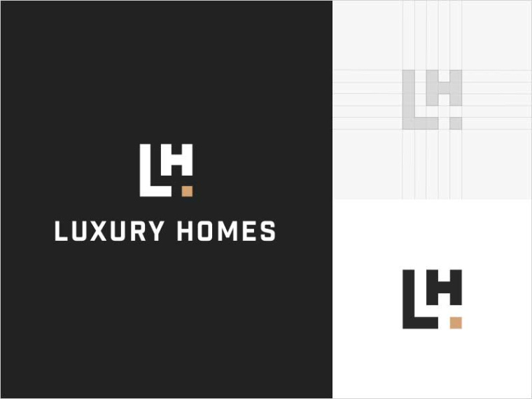 Luxery Homes 建筑標志設(shè)計-上海標志設(shè)計公司