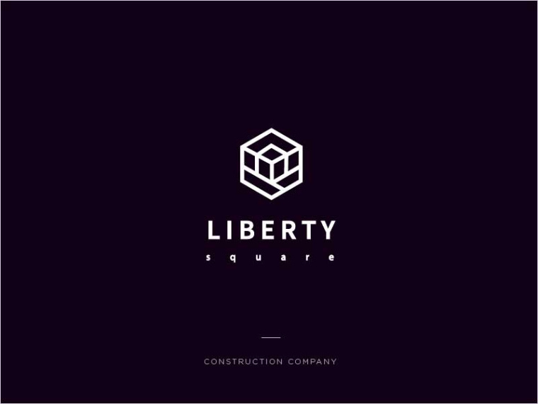 自由六邊形建筑標志設(shè)計-上海標志設(shè)計公司