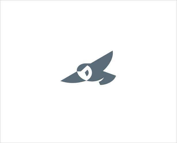 上海logo設(shè)計(jì)：28個(gè)現(xiàn)代和負(fù)空間標(biāo)志logo設(shè)計(jì)-貓頭鷹logo