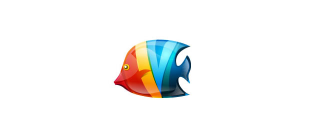 iPhone App 魚兒動(dòng)物logo設(shè)計(jì)-上海logo設(shè)計(jì)欣賞