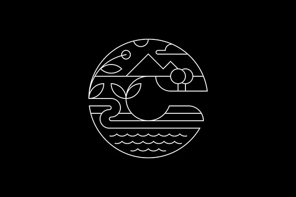 Cantabrian生態(tài)公寓酒店簡約圖形線條logo設計vi設計