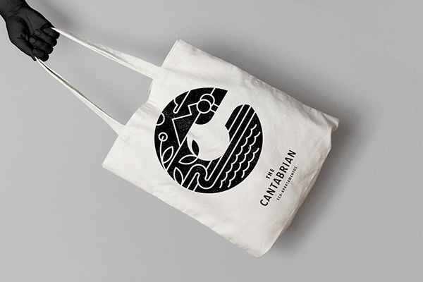Cantabrian生態(tài)公寓酒店簡(jiǎn)約圖形線條logo設(shè)計(jì)vi設(shè)計(jì)