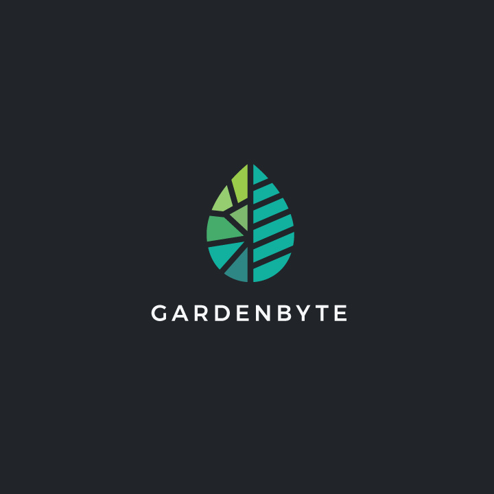 Gardenbyte標(biāo)志logo設(shè)計(jì)