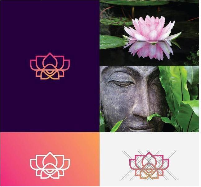 logo設(shè)計(jì)過(guò)程圖示揭示logo設(shè)計(jì)靈感-花卉+佛祖 logo設(shè)計(jì)靈感 logo設(shè)計(jì)過(guò)程圖示揭示logo設(shè)計(jì)靈感-花卉+佛祖 logo設(shè)計(jì)靈感