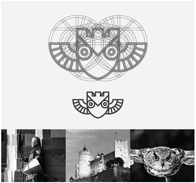 logo設(shè)計(jì)過(guò)程圖示揭示logo設(shè)計(jì)靈感- 貓頭鷹城堡logo設(shè)計(jì) logo設(shè)計(jì)過(guò)程圖示揭示logo設(shè)計(jì)靈感- 貓頭鷹城堡logo設(shè)計(jì)