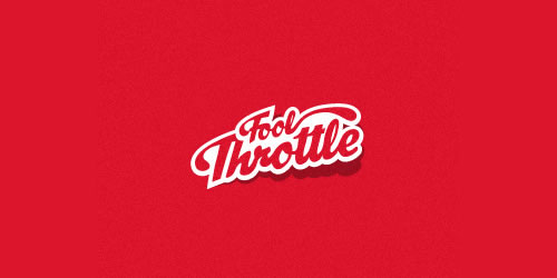 紅色標(biāo)志設(shè)計(jì)靈感品牌Fool Throttle