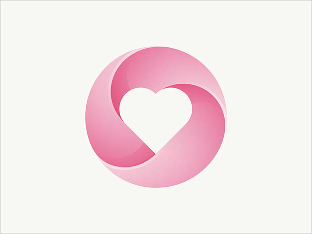 心臟-LOGO-Ombre的-LOGO設(shè)計