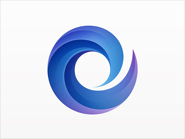 Ombre的-O-信-LOGO設(shè)計