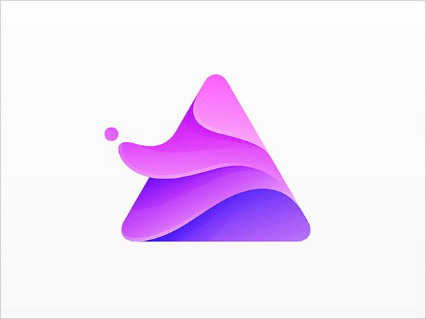 Ombre的-三角徽標(biāo)設(shè)計