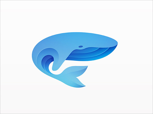 Ombre的鯨-LOGO設(shè)計