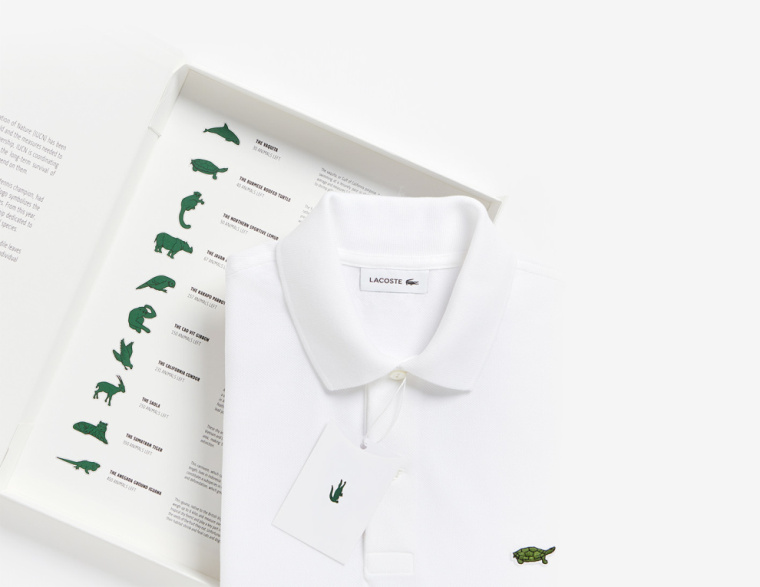  Lacoste 傳達(dá)保護(hù)瀕危動物的限量版logo設(shè)計(jì)