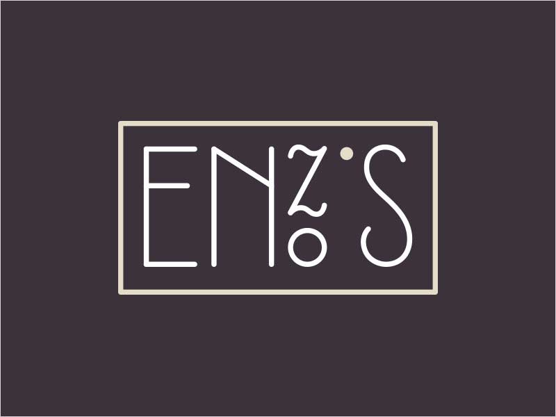  2018年的現(xiàn)代餐廳標志設計-Enzos 標志設計