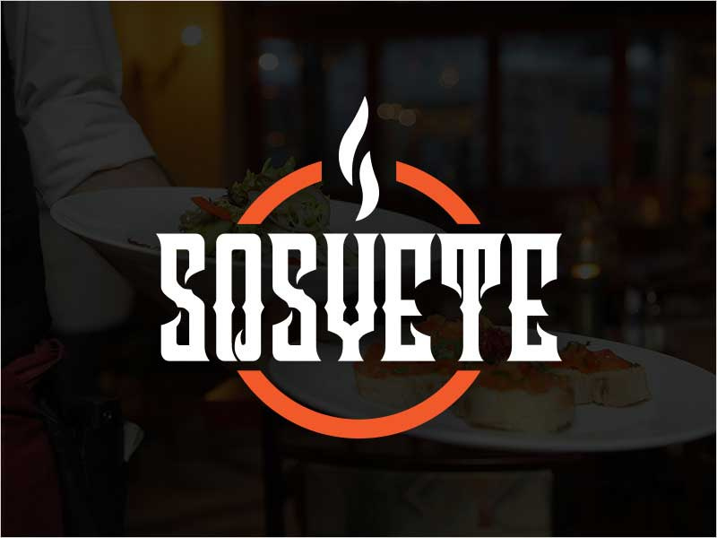  2018年的現(xiàn)代餐廳標志設計-Sosyete 標志設計