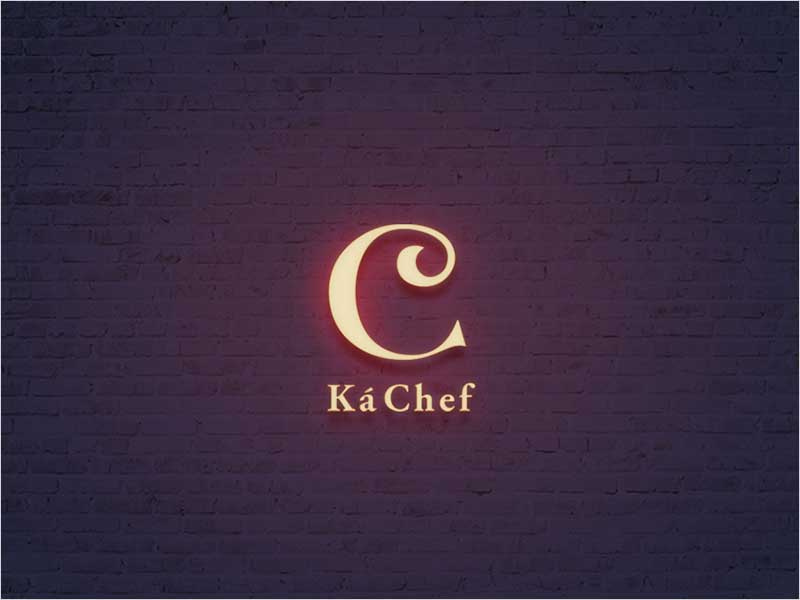  2018年的現(xiàn)代餐廳標志設計-Ka Chef餐廳標志設計