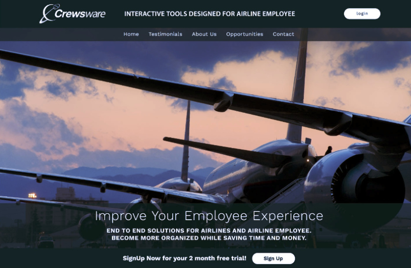 Crewsware Software網(wǎng)站重新設計