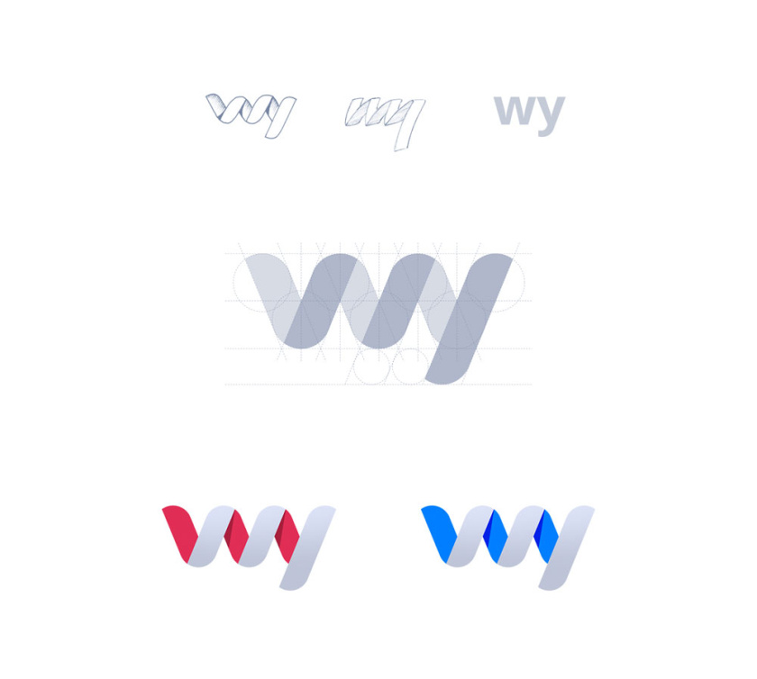 美麗和創(chuàng)意的平面設(shè)計(jì)想法-Wyre品牌logo設(shè)計(jì)
