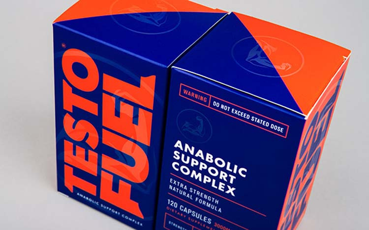 藥品包裝設(shè)計靈感-TestoFuel Pharma包裝設(shè)計
