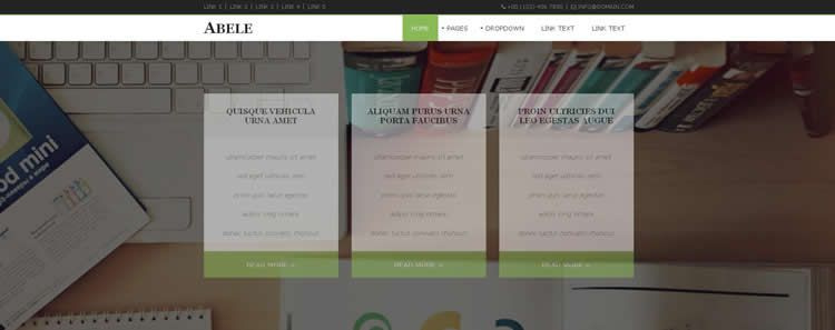 abele全屏滑塊超級菜單圖像懸停視差效果動(dòng)畫背景html5模板網(wǎng)站響應(yīng)
