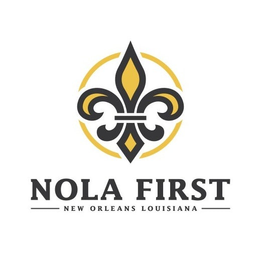 傳統(tǒng)徽標logo設計-nOLA First的fleur de lis標志logo