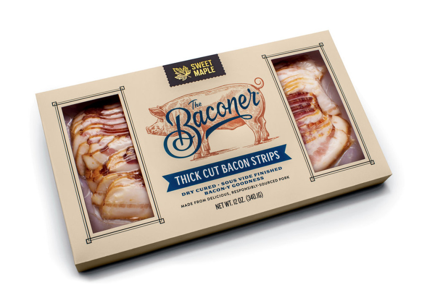 Baconer真空熏肉培根手工品牌形象設(shè)計與包裝設(shè)計，源源的手工味