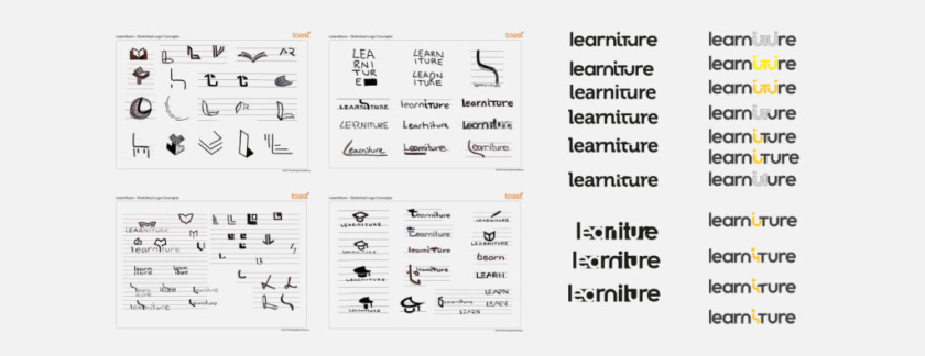 Learniture青少年兒童書桌學習桌椅家具品牌策劃創(chuàng)建（logo設計、vi設計與網(wǎng)站設計建設）