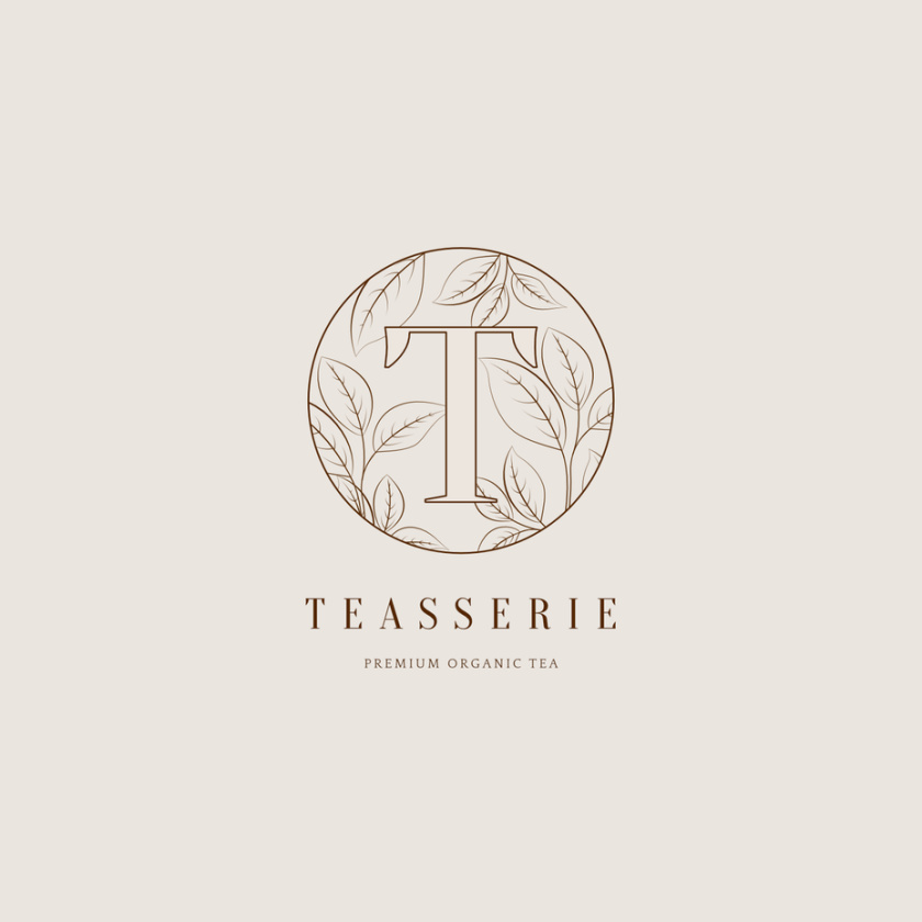 中性現(xiàn)代風(fēng)格標志設(shè)計-Teasserie標志設(shè)計
