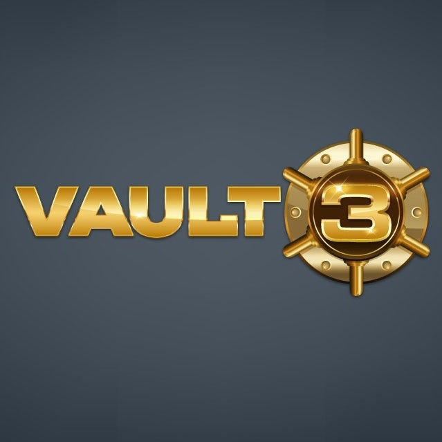 豪華黃金logo設(shè)計-Vault3的豪華金屬船舵logo設(shè)計