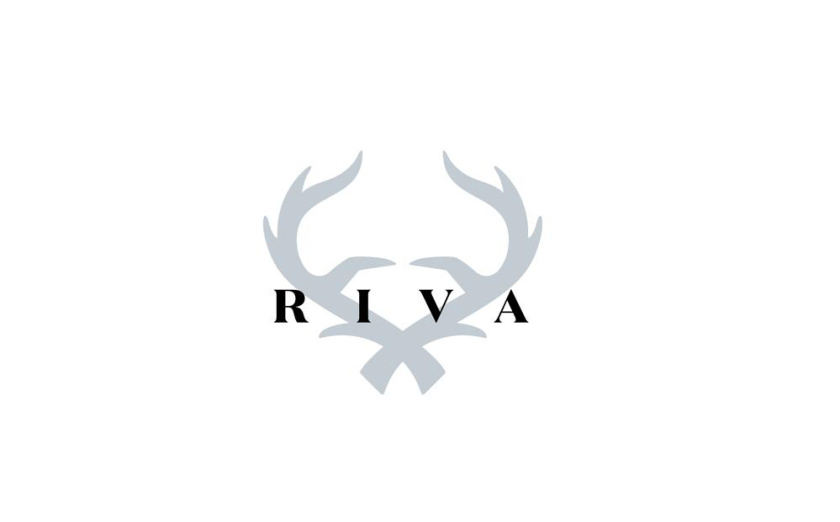 精密珠寶制造商Riva珠寶品牌logo設(shè)計(jì)-鹿角圖形logo