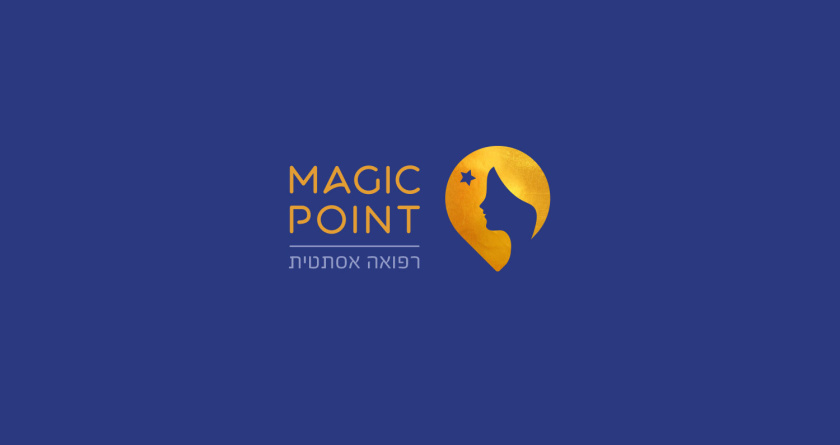 Magic Point 醫(yī)學(xué)美容整形醫(yī)院品牌logo設(shè)計(jì)概念-女人遇到奇跡的地方